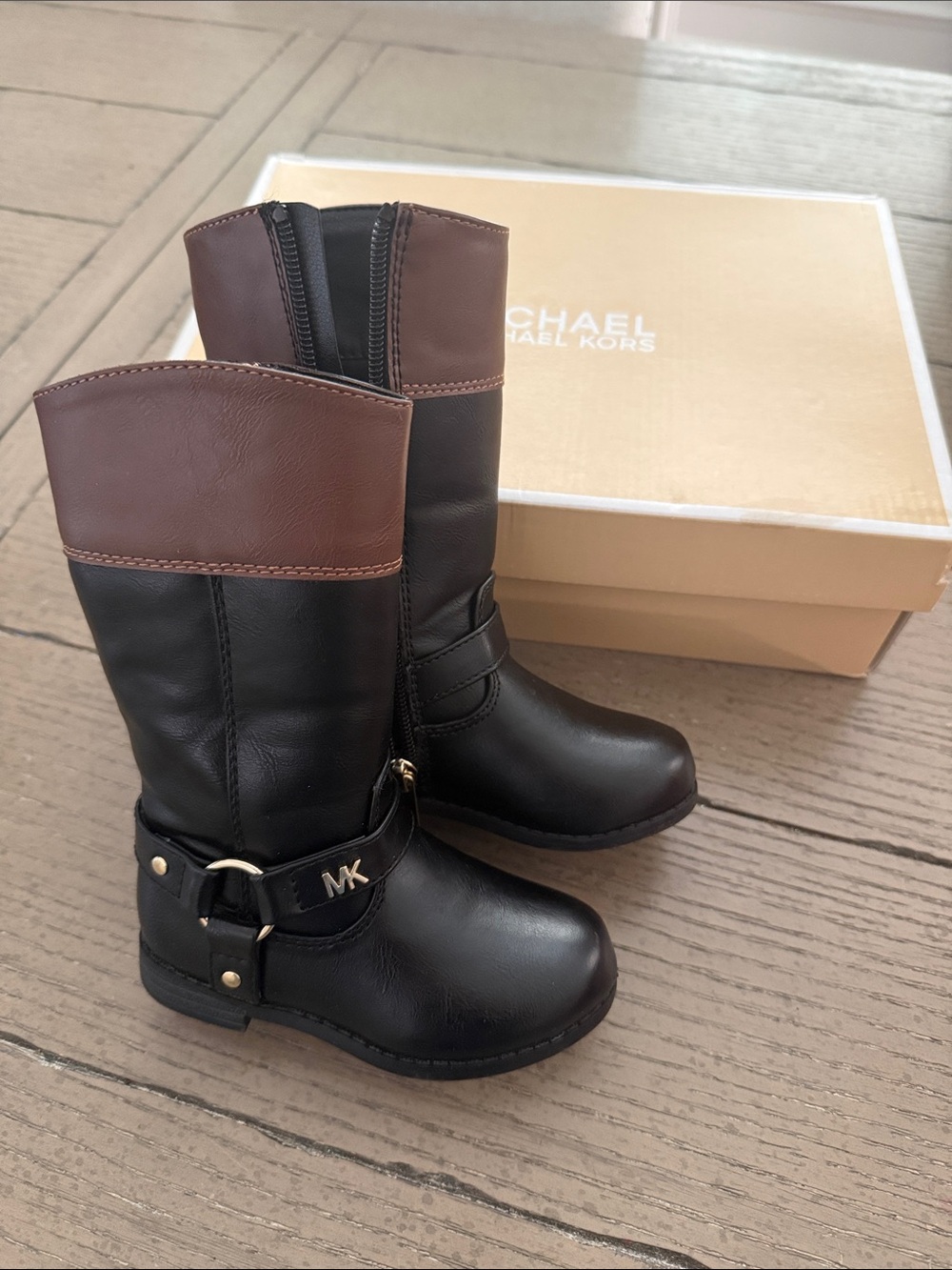Kids Michael Kors riding boots